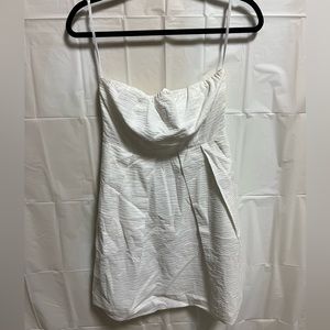 NWT J.Crew Strapless Dress. Size 4. White.